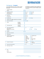 过滤器fragebogen Flüssigkeit von BOLLFILTER▶；Um Ihr Filterproblem mit dem richtigen Filter lösen zu können，benötigen wir möglichst genaue Angaben▶；迈尔·埃尔法伦！